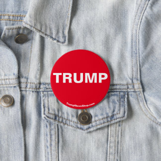BADGE ROND 7,6 CM BOUTON TRUMP