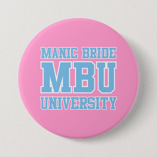 Badge Rond 7,6 Cm Bouton Université MB (rose) (Devant)