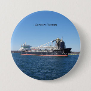 Badge Rond 7,6 Cm Bouton Venture Nord