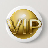 Badge Rond 7,6 Cm Bouton VIP (Devant)