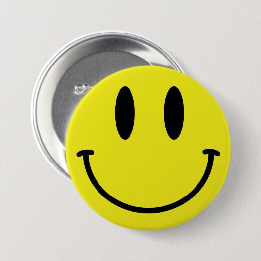 Badge Rond 7,6 Cm Bouton Visage (Devant & derrière)