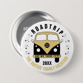 Badge Rond 7,6 Cm Bouton Voyage routier (Devant & derrière)