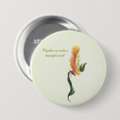 Badge Rond 7,6 Cm Boutons (Devant & derrière)