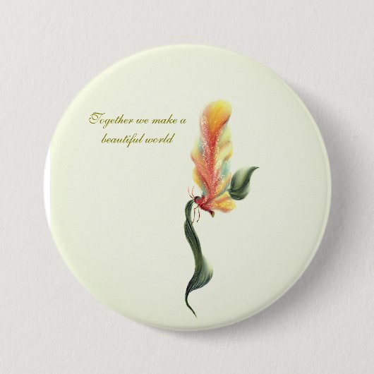 Badge Rond 7,6 Cm Boutons (Devant)
