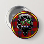 Badge Rond 7,6 Cm Boutons clan Fraser (Devant & derrière)