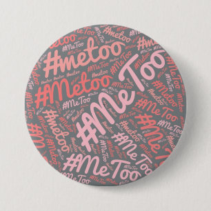 Badge Rond 7,6 Cm Boutons de mouvement #MeToo - Bijoux avec une caus