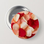 Badge Rond 7,6 Cm Boutons de pétale de rose (Devant & derrière)