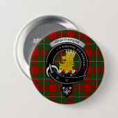 Badge Rond 7,6 Cm Boutons d'insigne de clan MacGregor (Devant & derrière)