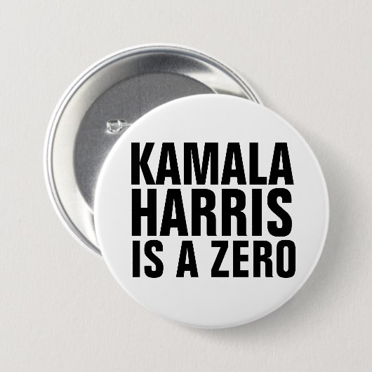 BADGE ROND 7,6 CM BOUTONS KAMALA HARRIS (Devant & derrière)