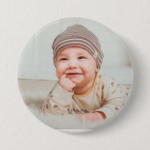 Badge Rond 7,6 Cm Boutons photo personnalisés
