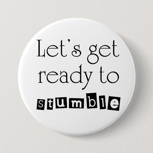 Badge Rond 7,6 Cm Boutons potables de partie de plaisanterie de (Devant)