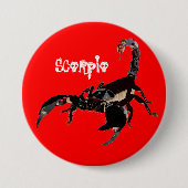 Badge Rond 7,6 Cm Boutons Skorpion (Devant)