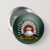 Badge Rond 7,6 Cm Bowling Turquie (Devant & derrière)