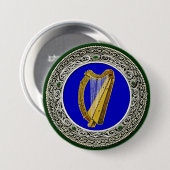 Badge Rond 7,6 Cm Bras de l'Irlande (Devant & derrière)