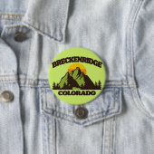 Badge Rond 7,6 Cm Breckenridge, Colorado (En situation)