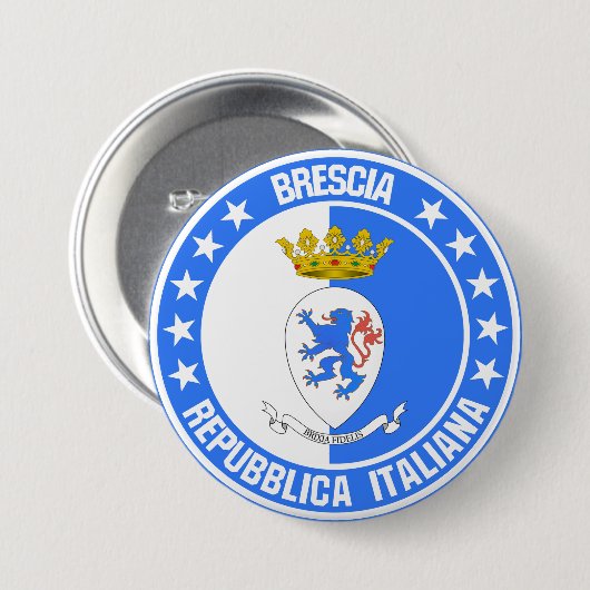 Badge Rond 7,6 Cm Brescia (Devant & derrière)