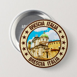 Badge Rond 7,6 Cm Brescia