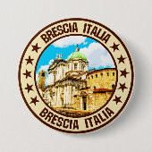 Badge Rond 7,6 Cm Brescia (Devant)