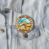 Badge Rond 7,6 Cm Brescia (En situation)