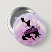 Badge Rond 7,6 Cm Bride 'em Cowboy Bachelorette v2 Team Bride ID928 (Devant & derrière)