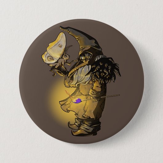 Badge Rond 7,6 Cm Brille (Devant)