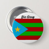 Badge Rond 7,6 Cm Brio Group Pin (Devant & derrière)