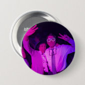 Badge Rond 7,6 Cm broche de partie (Devant & derrière)