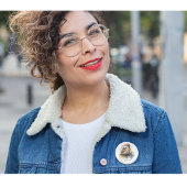 Badge Rond 7,6 Cm Bruant rustique, personnalisé