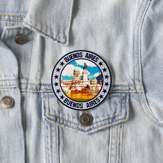 Badge Rond 7,6 Cm Buenos Aires (En situation)