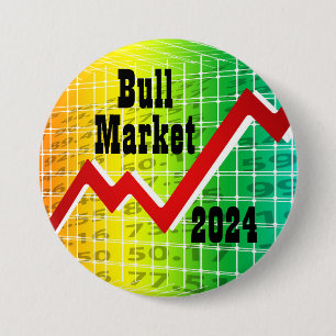 Badge Rond 7,6 Cm Bull Market 2024