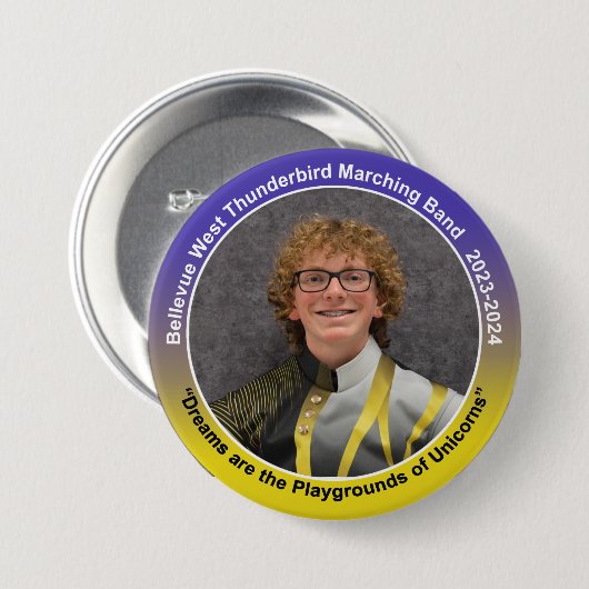 BADGE ROND 7,6 CM BWMB (Devant & derrière)