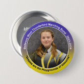 BADGE ROND 7,6 CM BWMB 2023 (Devant & derrière)