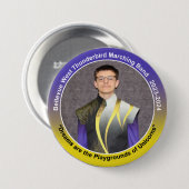 BADGE ROND 7,6 CM BWMB 2023 (Devant & derrière)