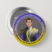 BADGE ROND 7,6 CM BWMB 2023 (Devant & derrière)