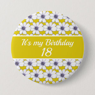 Badge Rond 7,6 Cm C’est mon anniversaire d’anniversaire personna