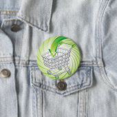 Badge Rond 7,6 Cm Caddie de supermarché (En situation)