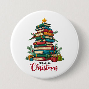 Badge Rond 7,6 Cm Cadeau pour l'enseignant Tous réservés pour Noël