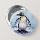Badge Rond 7,6 Cm Cadeaux et accessoires de pingouin (Devant & derrière)