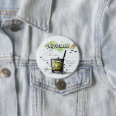 Badge Rond 7,6 Cm Caipirinha (En situation)