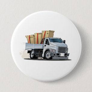 Badge Rond 7,6 Cm Camion de dessin