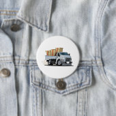 Badge Rond 7,6 Cm Camion de dessin (En situation)