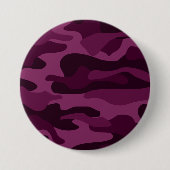 Badge Rond 7,6 Cm Camo de couleur violette tyrienne (Devant)
