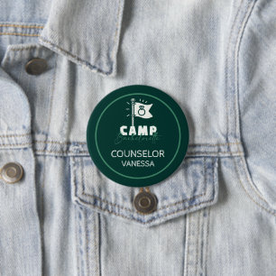 Badge Rond 7,6 Cm Camp Bachelorette