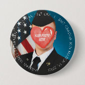 Badge Rond 7,6 Cm Camp d'entraînement de base militaire des États-Un (Devant)