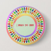 Badge Rond 7,6 Cm Campagne artistique de soutien - (Devant)