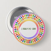 Badge Rond 7,6 Cm Campagne /Élections / Politique (Devant & derrière)