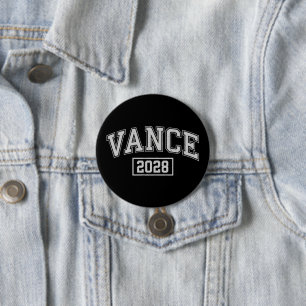 Badge Rond 7,6 Cm Campagne électorale de JD Vance pour la présidence