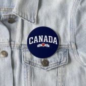 Badge Rond 7,6 Cm Canada (En situation)