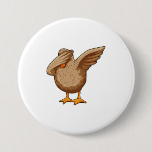 Badge Rond 7,6 Cm Canard à Hip hop Dance Dab