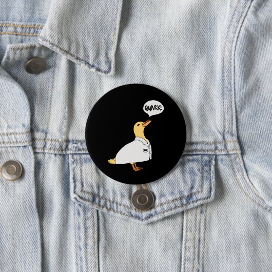 Badge Rond 7,6 Cm Canard de physique (En situation)